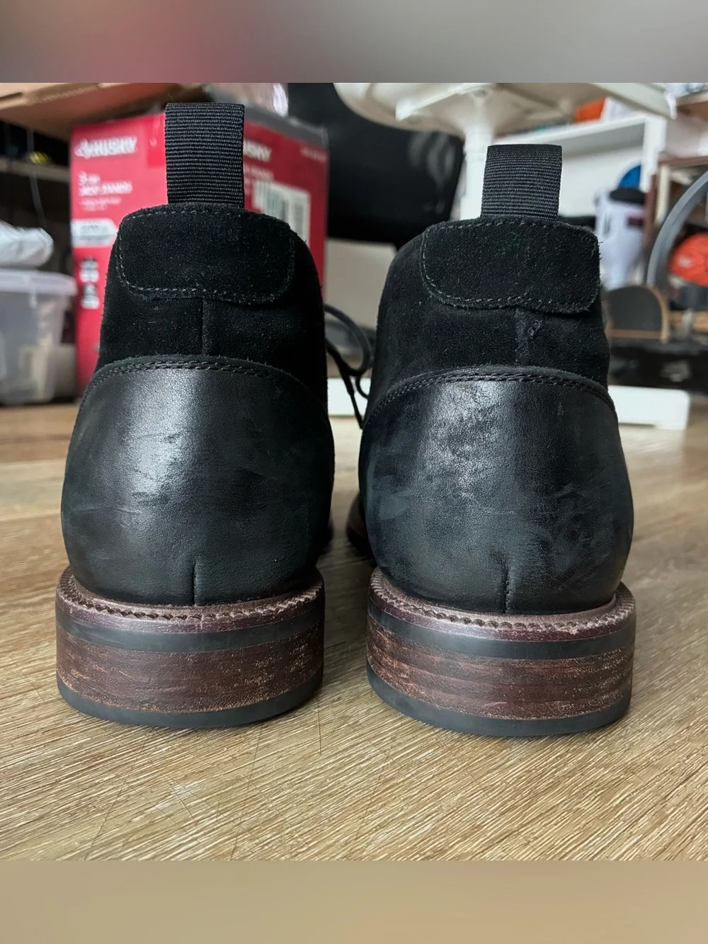 Blondo Konor Waterproof Chukka Boots Black Suede Men’s Shoes Size 11 M